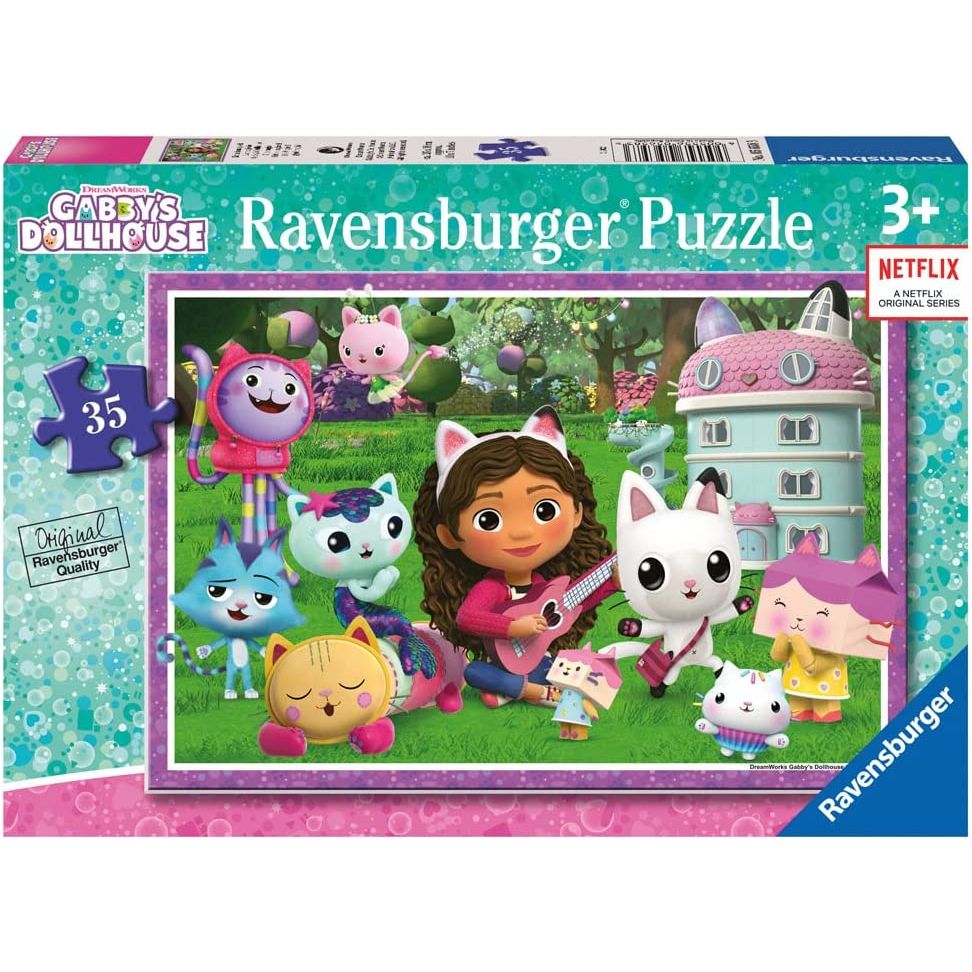 Gabby s Dollhouse Jigsaw Puzzle 35pc