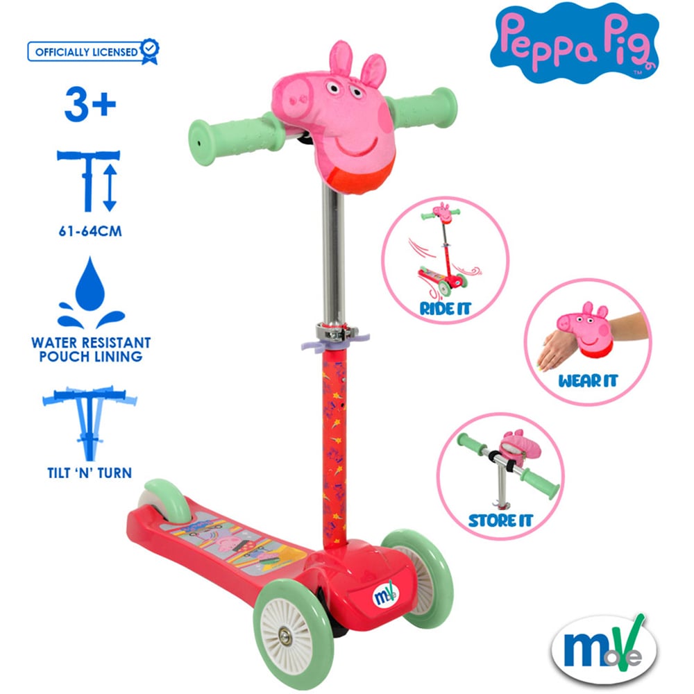 Peppa Pig Tilt N Turn Squishle Scooter