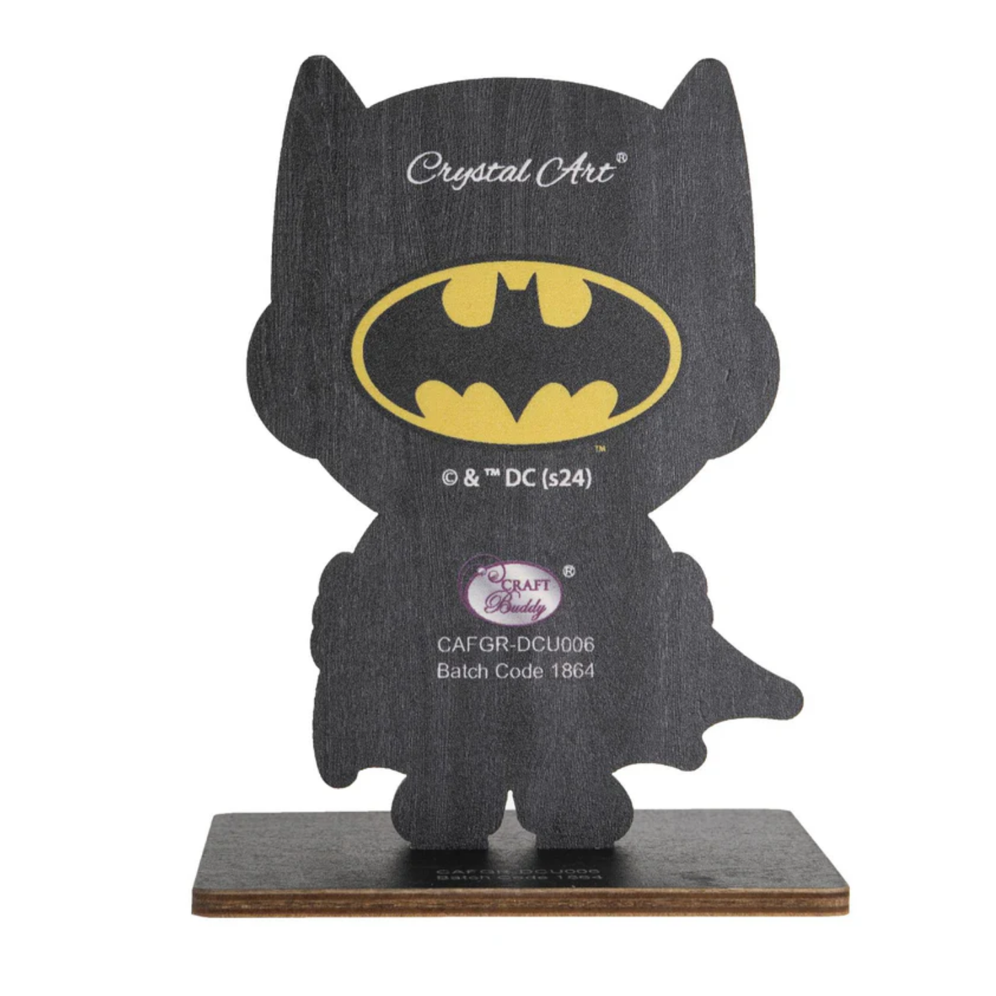 DC Batman (Black) Crystal Art Buddies