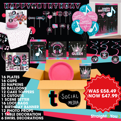 Internet Famous Complete Birthday Party Party in a Box