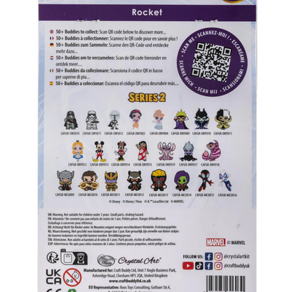 Guardians of the Galaxy Rocket Crystal Art Buddies