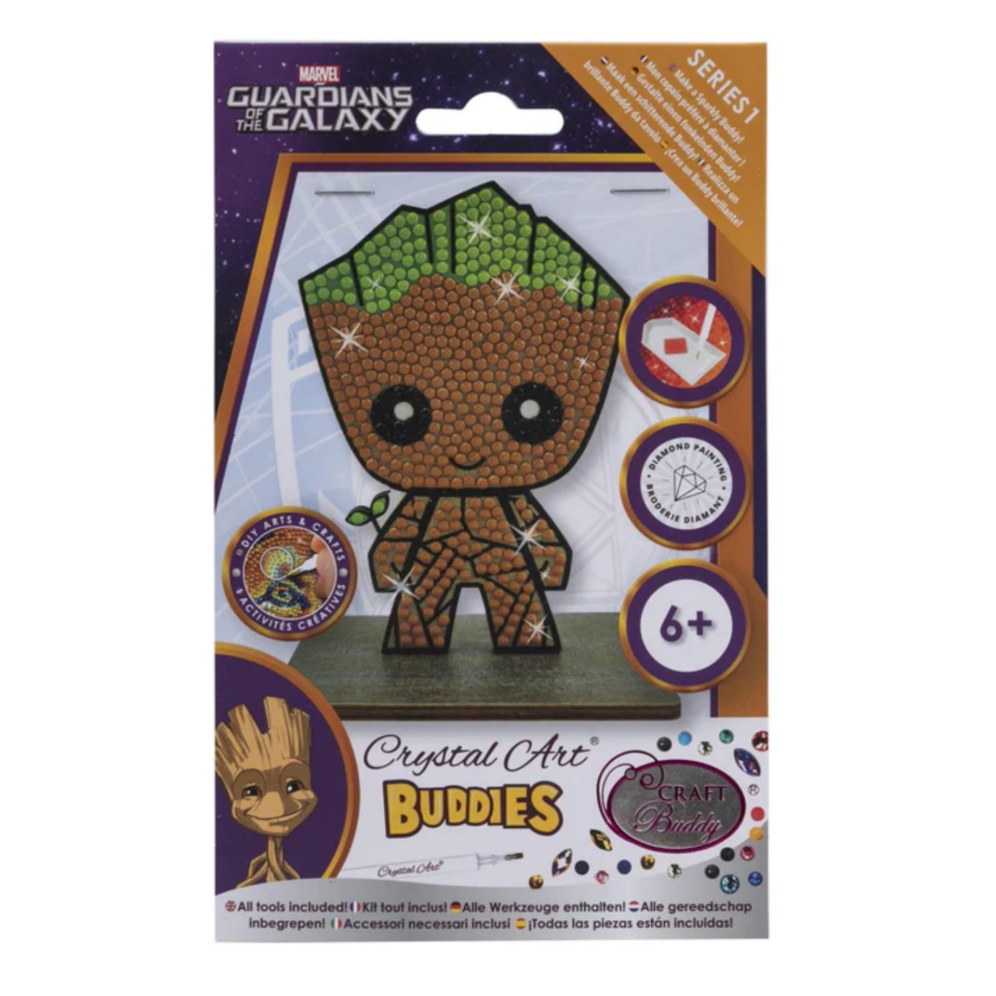 Marvel Groot Crystal Art Buddies