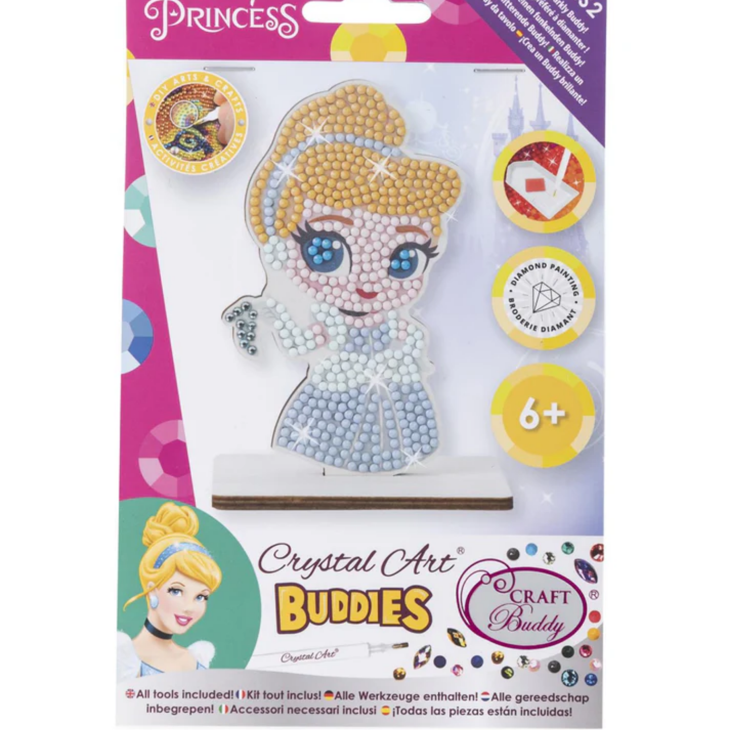 Disney Cinderella Crystal Art Buddies