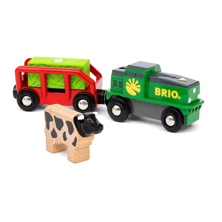 Brio Farm Battery Train