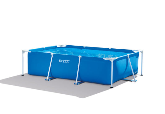 3m x 2m x 75cm Rectangular Metal Frame Pool