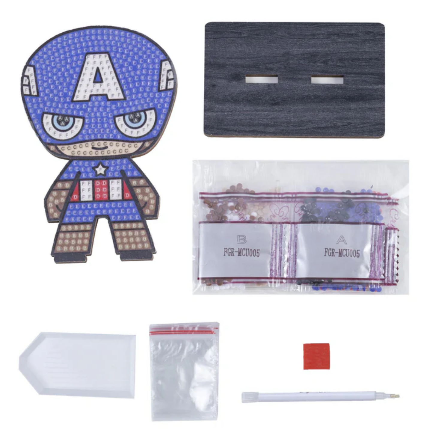 Marvel Captain America Crystal Art Buddies