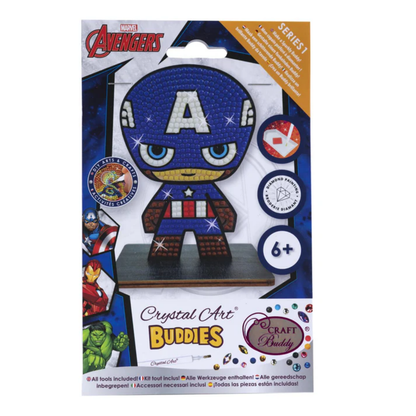 Marvel Captain America Crystal Art Buddies