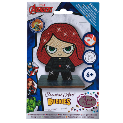 Marvel Black Widow Crystal Art Buddy