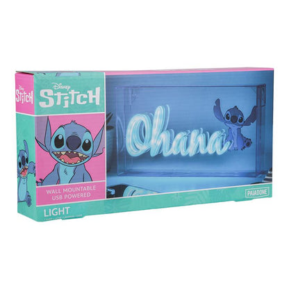 Disney Lilo and Stitch Ohana LED Neon Light