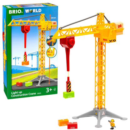 BRIO World - Light Up Construction Crane