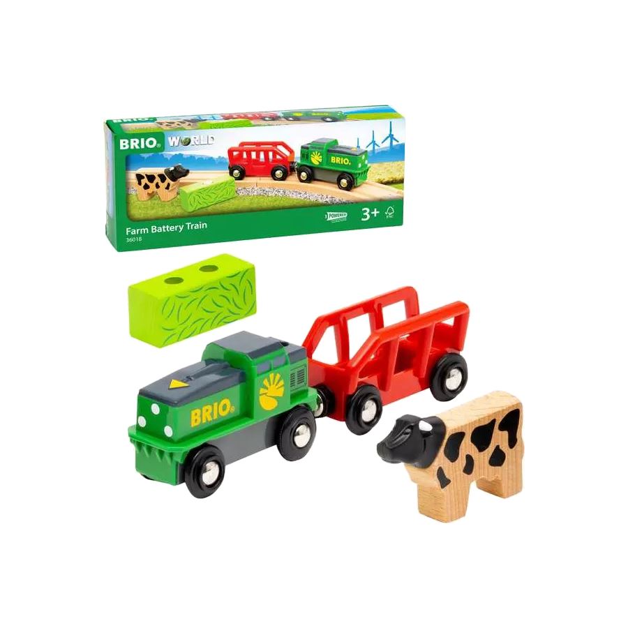 Brio Farm Battery Train