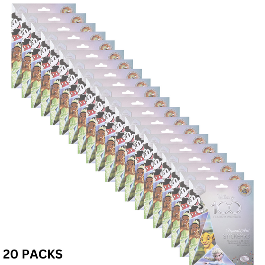 Disney 100 Crystal Art Sticker 20 PACKS