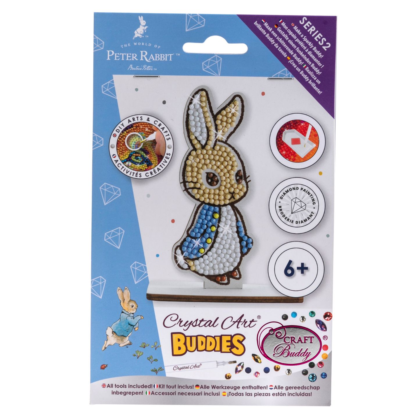 Peter Rabbit Crystal Art Buddies