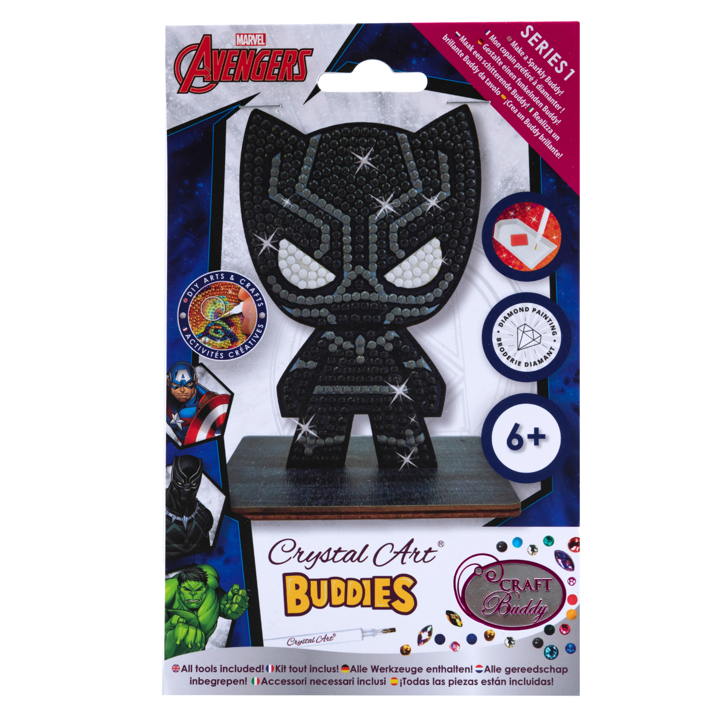 Marvel Black Panther Crystal Art Buddies