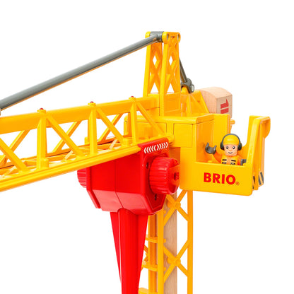 BRIO World - Light Up Construction Crane