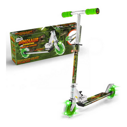 Dinosaur Scooter with 2 Light Up Wheels