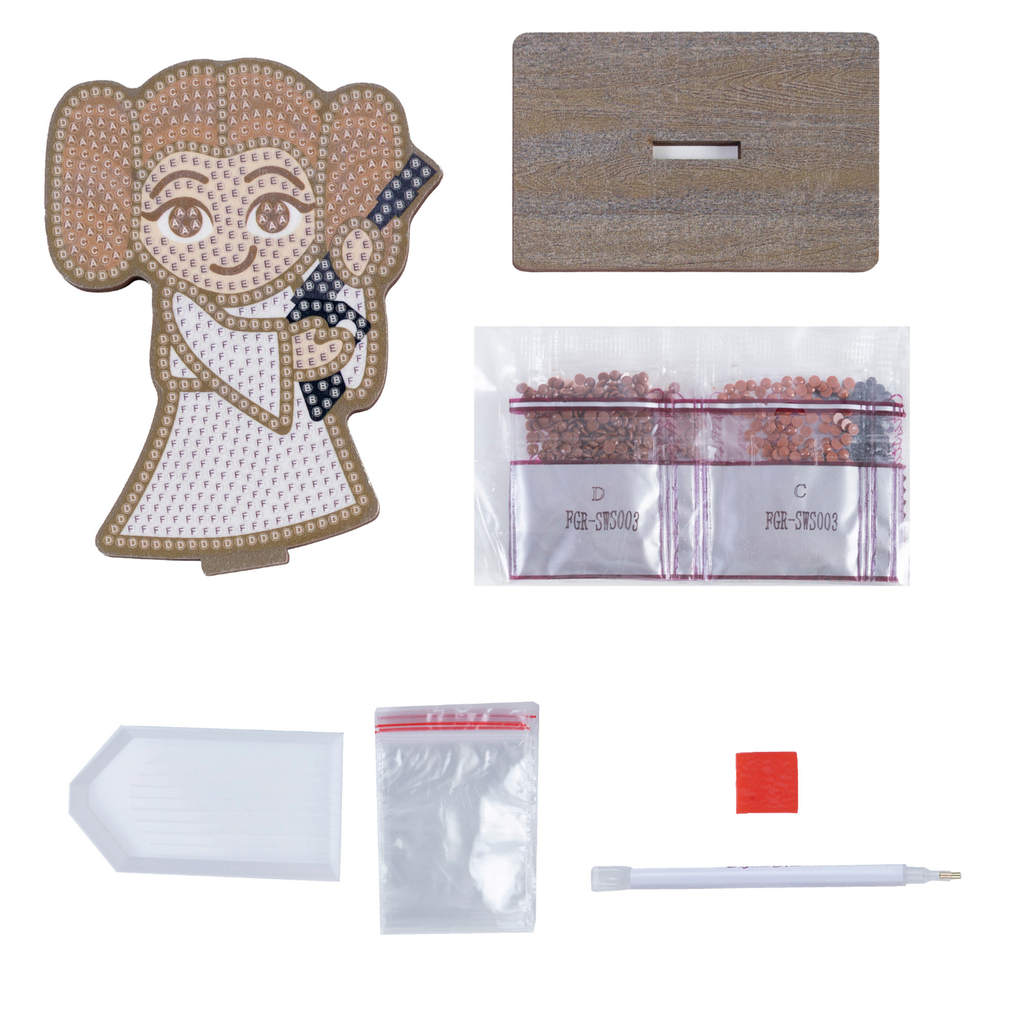 Star Wars Princess Leia Crystal Art Buddies