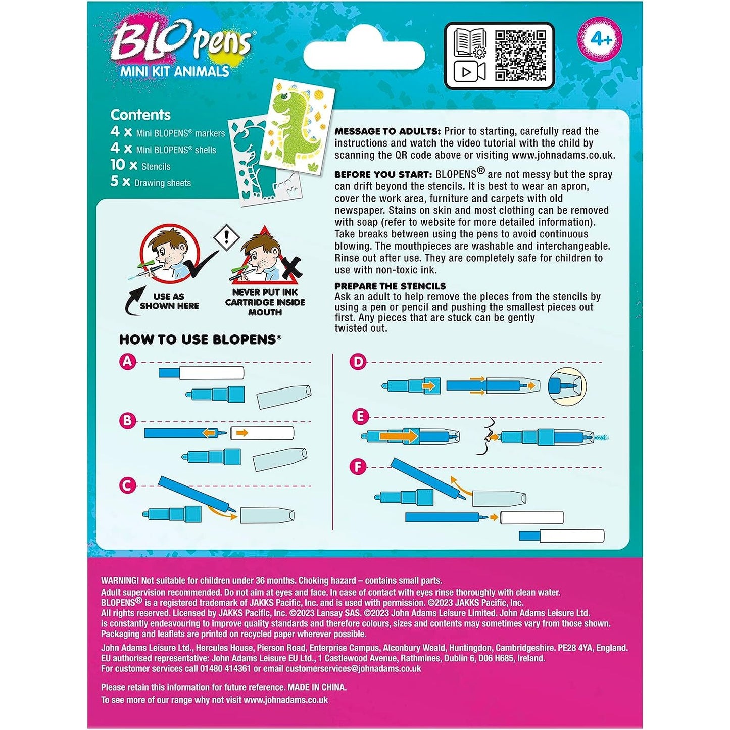 BLOPENS® Mini Animal Kit