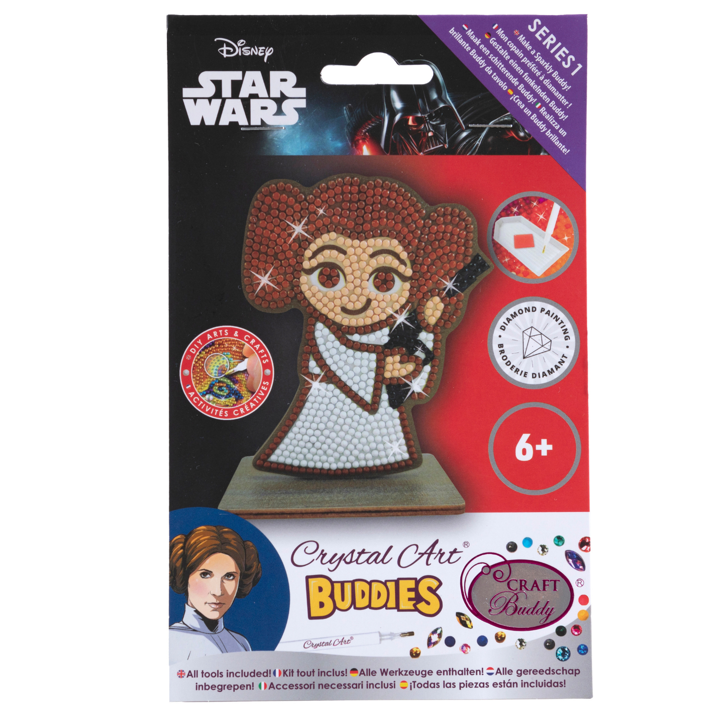 Star Wars Princess Leia Crystal Art Buddies