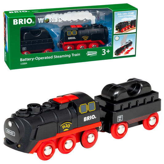 Battery-Operated Steaming Train