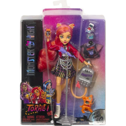 Monster High Toralei Stripe Doll with Pet and Accessories