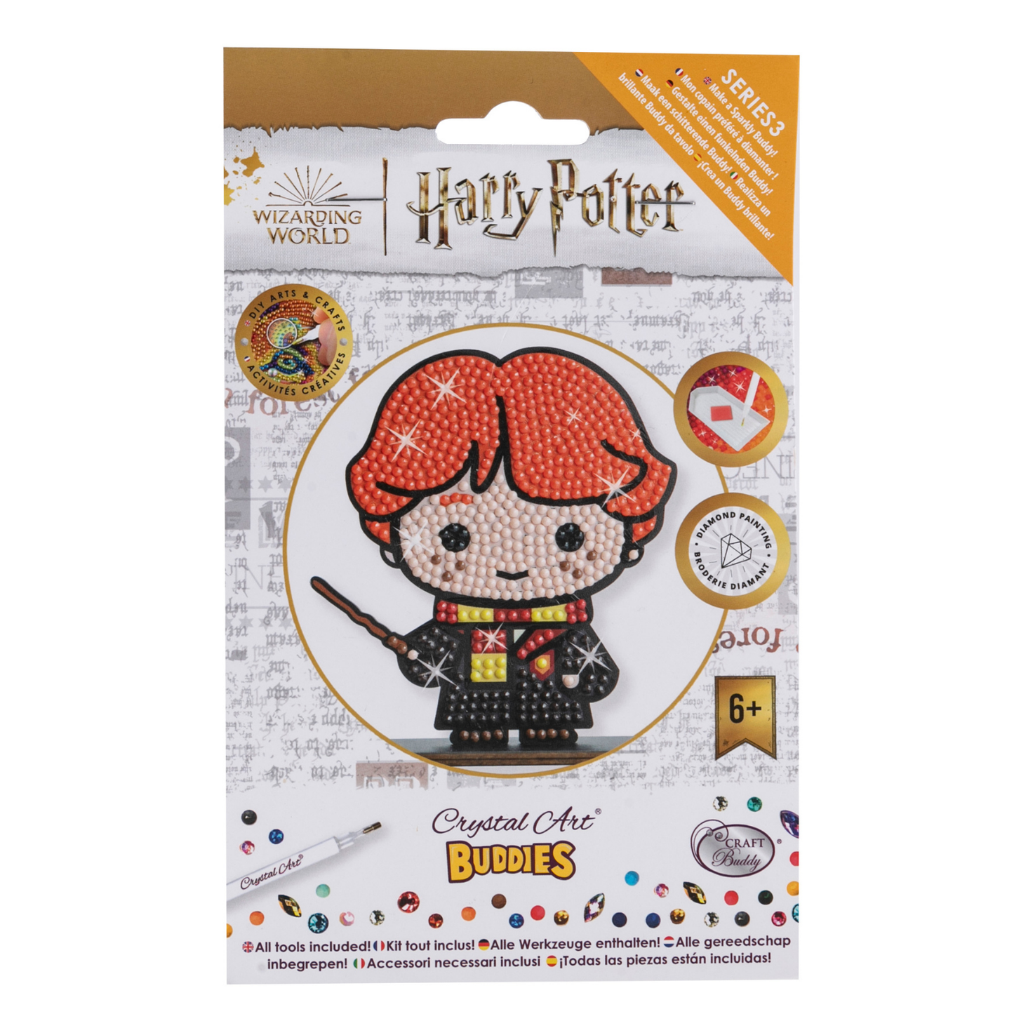 Harry Potter Ron Weasley Crystal Art Buddies