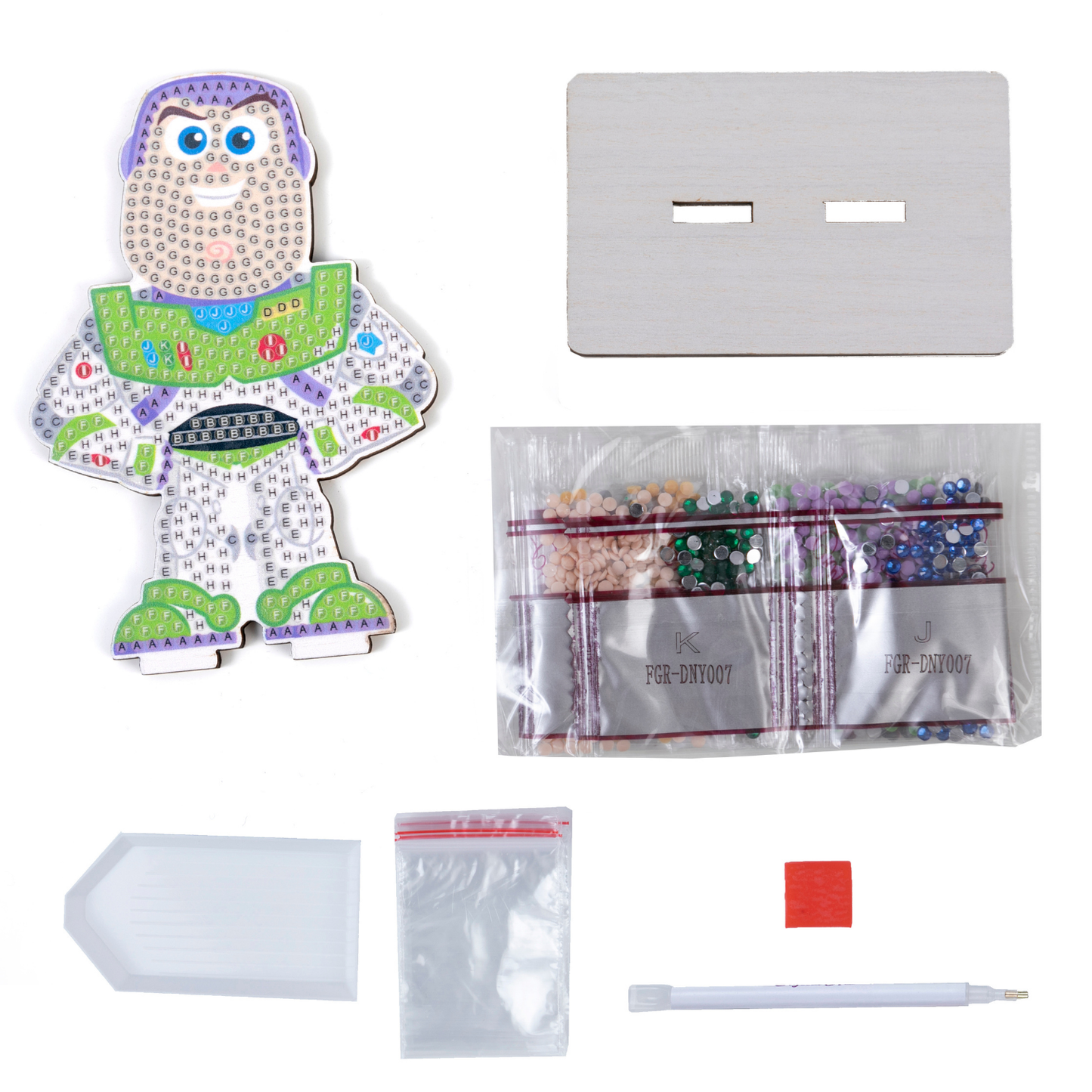 Disney Buzz Lightyear Toy Story Crystal Art Buddies