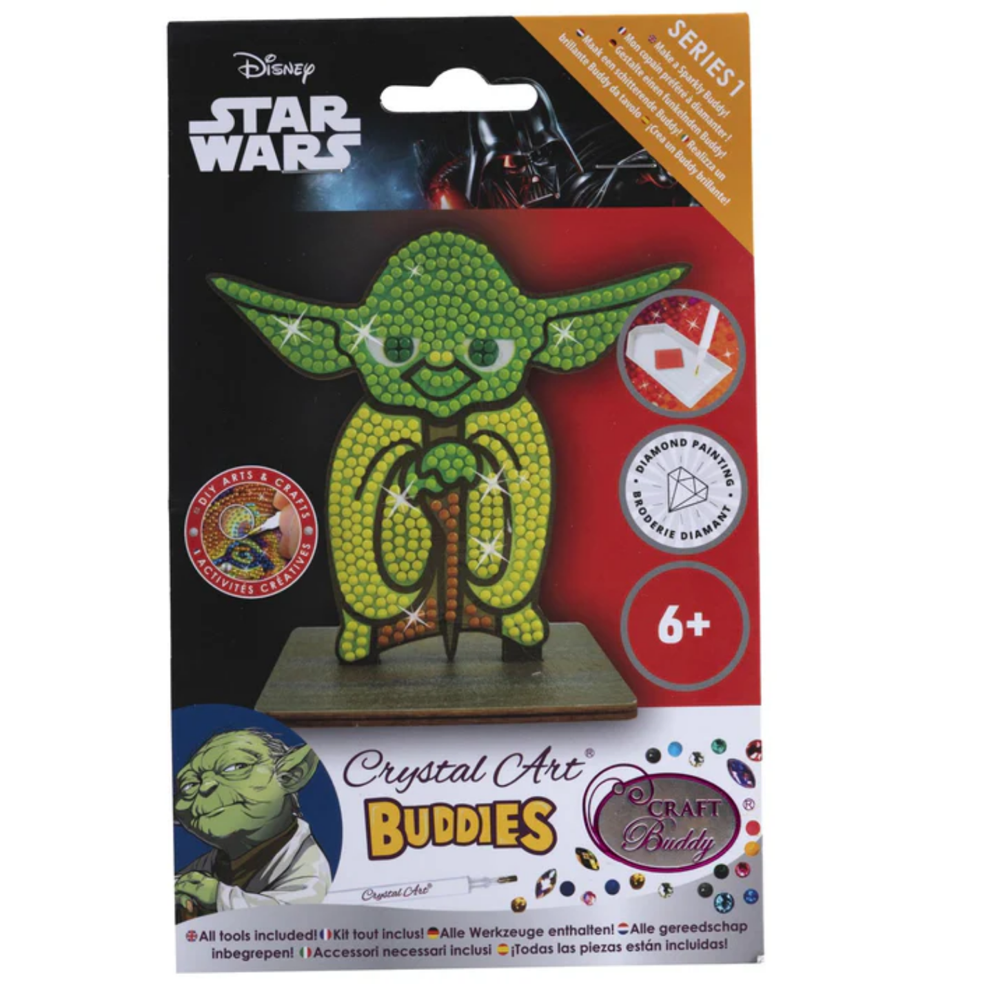 Star Wars Yoda Crystal Art Buddies