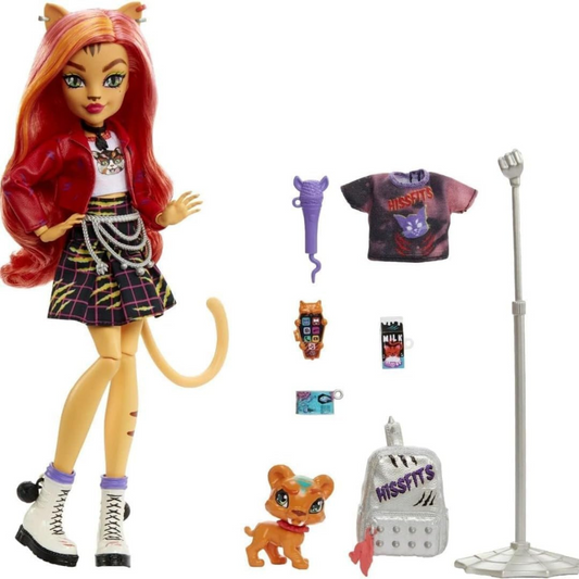 Monster High Toralei Stripe Doll with Pet and Accessories