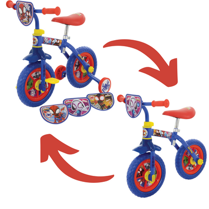 SWITCH IT SPIDEY AND HIS AMAZING FRIENDS 2 IN 1 BALANCE BIKE