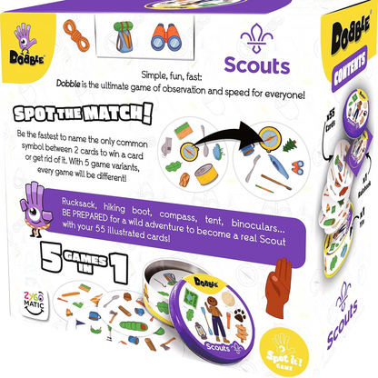 Asmodee Dobble Scouts Card Game Ages 6+