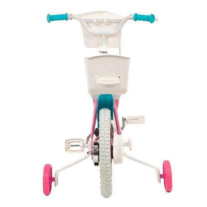 Peppa Pig 14" Bike with Doll Seat, Basket and Stabilisers