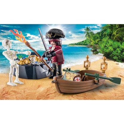 Playmobil 71254 Pirate with Rowboat Starter Pack