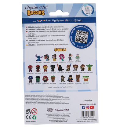 Disney Buzz Lightyear Toy Story Crystal Art Buddies