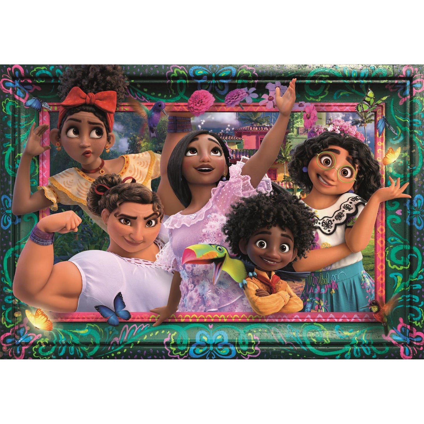 Disney Encanto Glitter Jigsaw Puzzle 104 Pieces