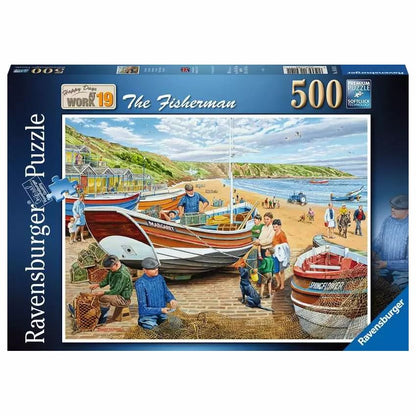 Happy Days at Work, The Fisherman Jigsaw Puzzle 500pc