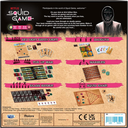 Asmodee - Squid Game - Board Game, 3-6 Players, 16+ Years