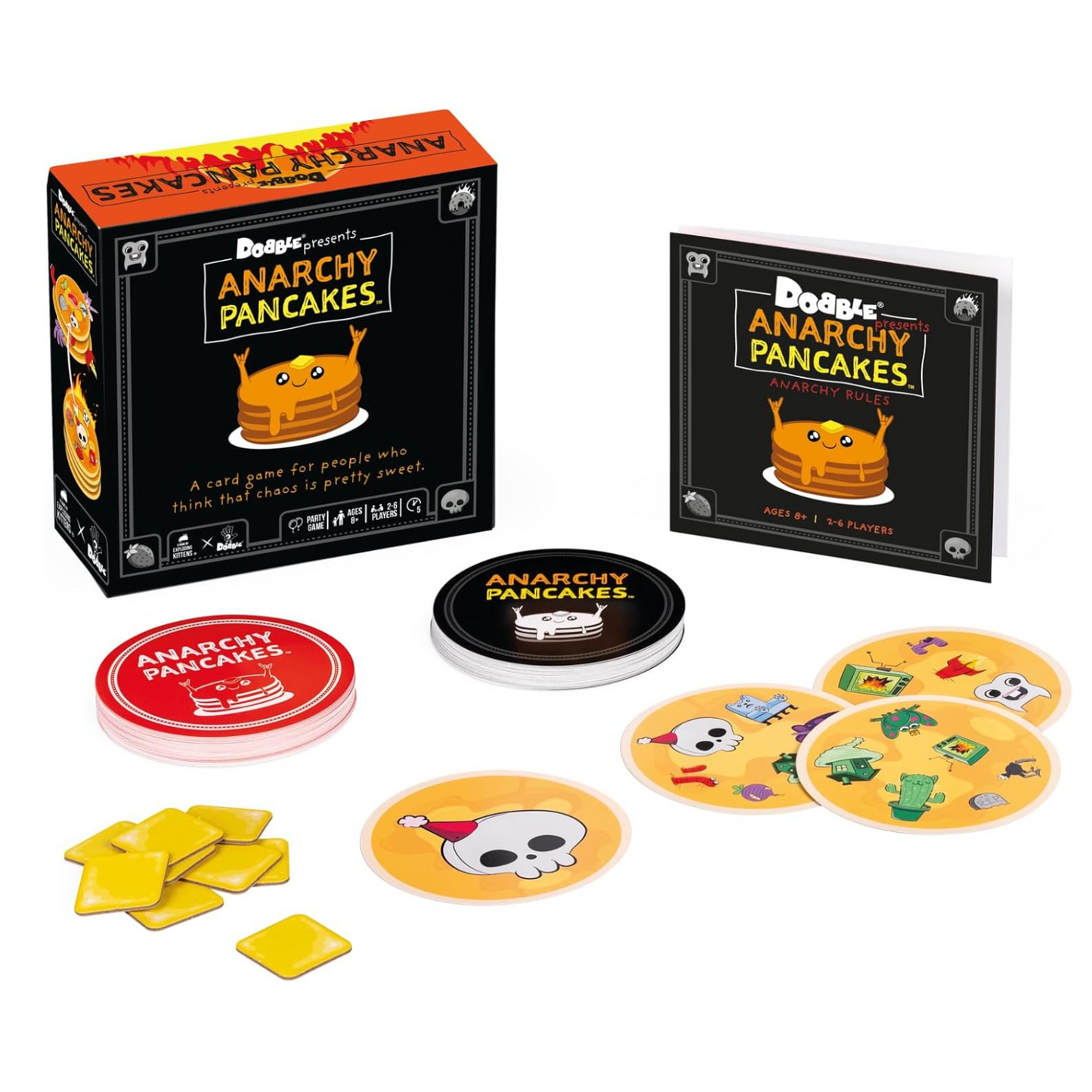 Asmodee Anarchy Pancakes Dobble Family Card Game