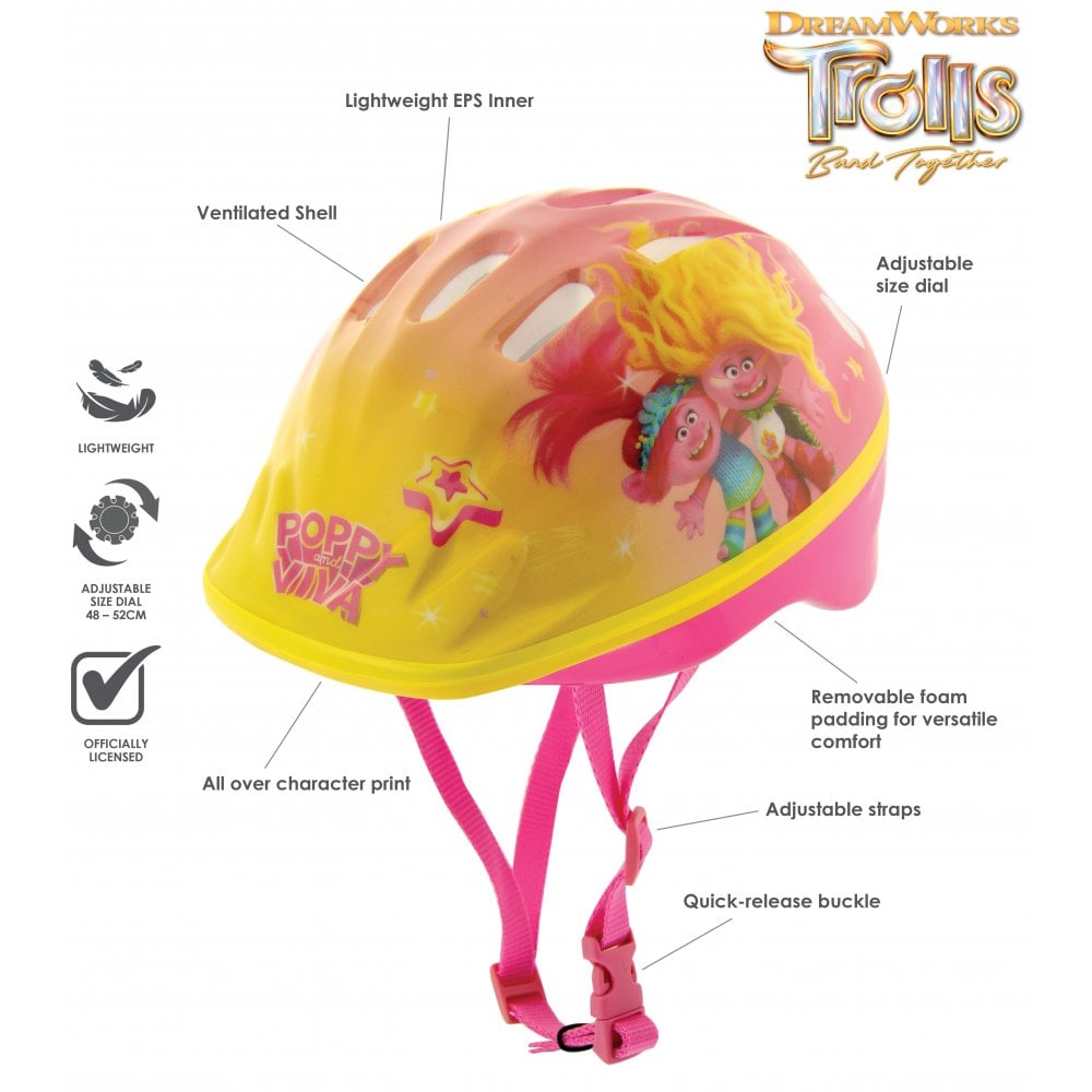 Trolls Children's Safety Helmet