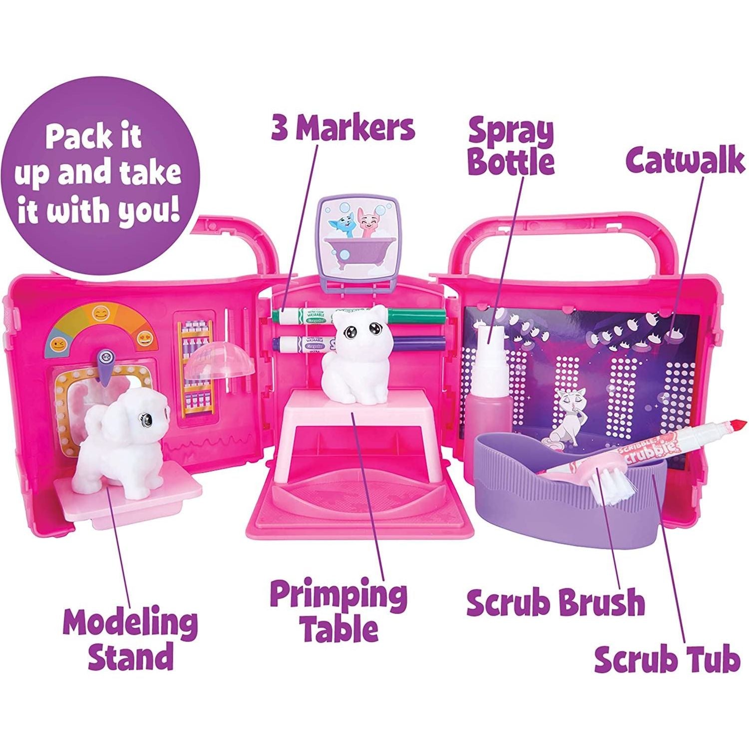 Crayola Washimals Pet Beauty Playset