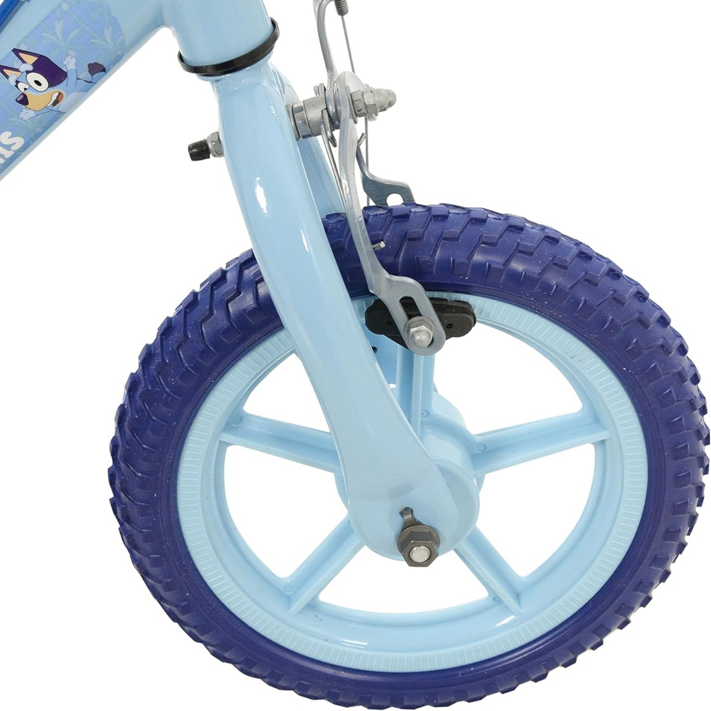 Bluey Kids Bike My First Bicycle 12" Wheel with Stabilisers Blue