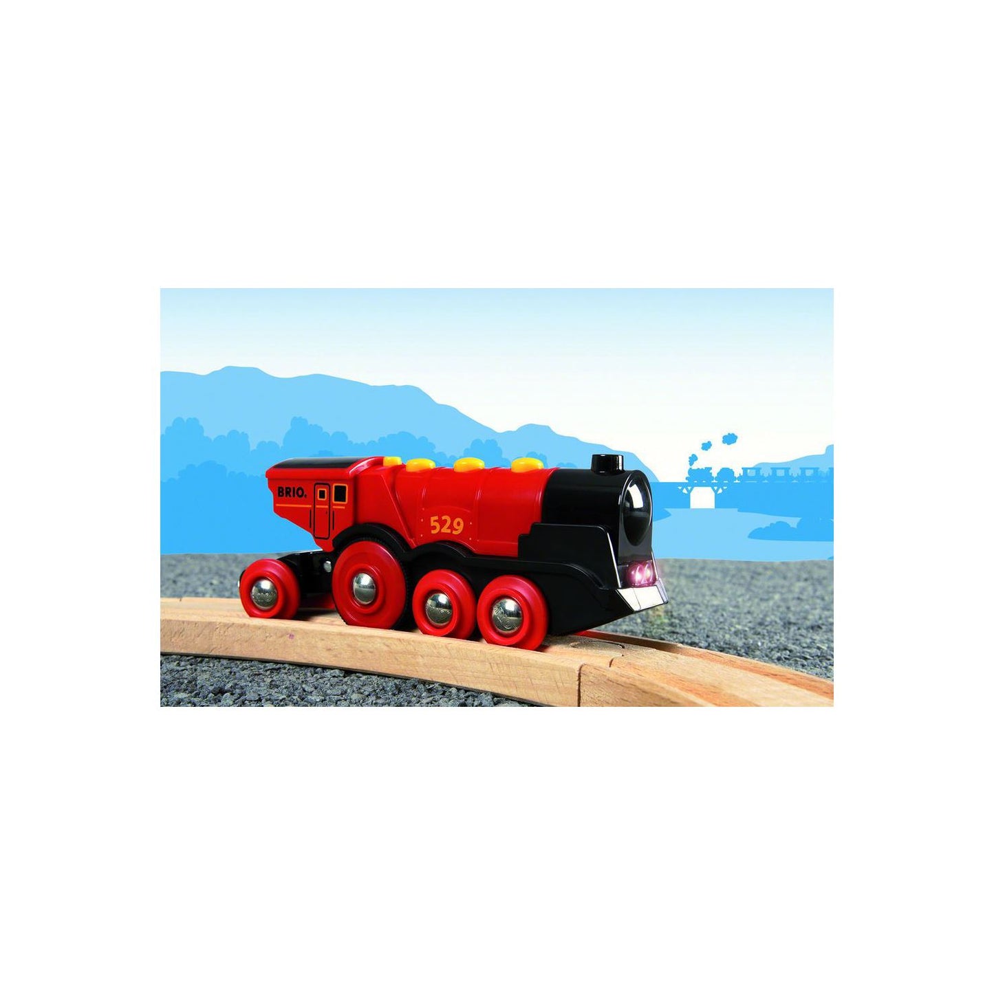 Brio Mighty Red Action Locomotive