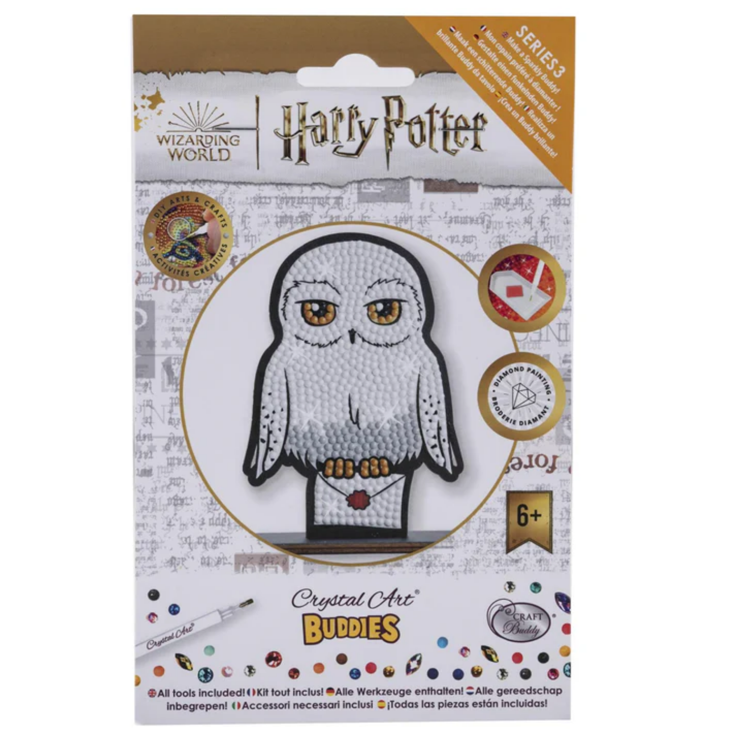 Harry Potter Hedwig Crystal Art Buddies