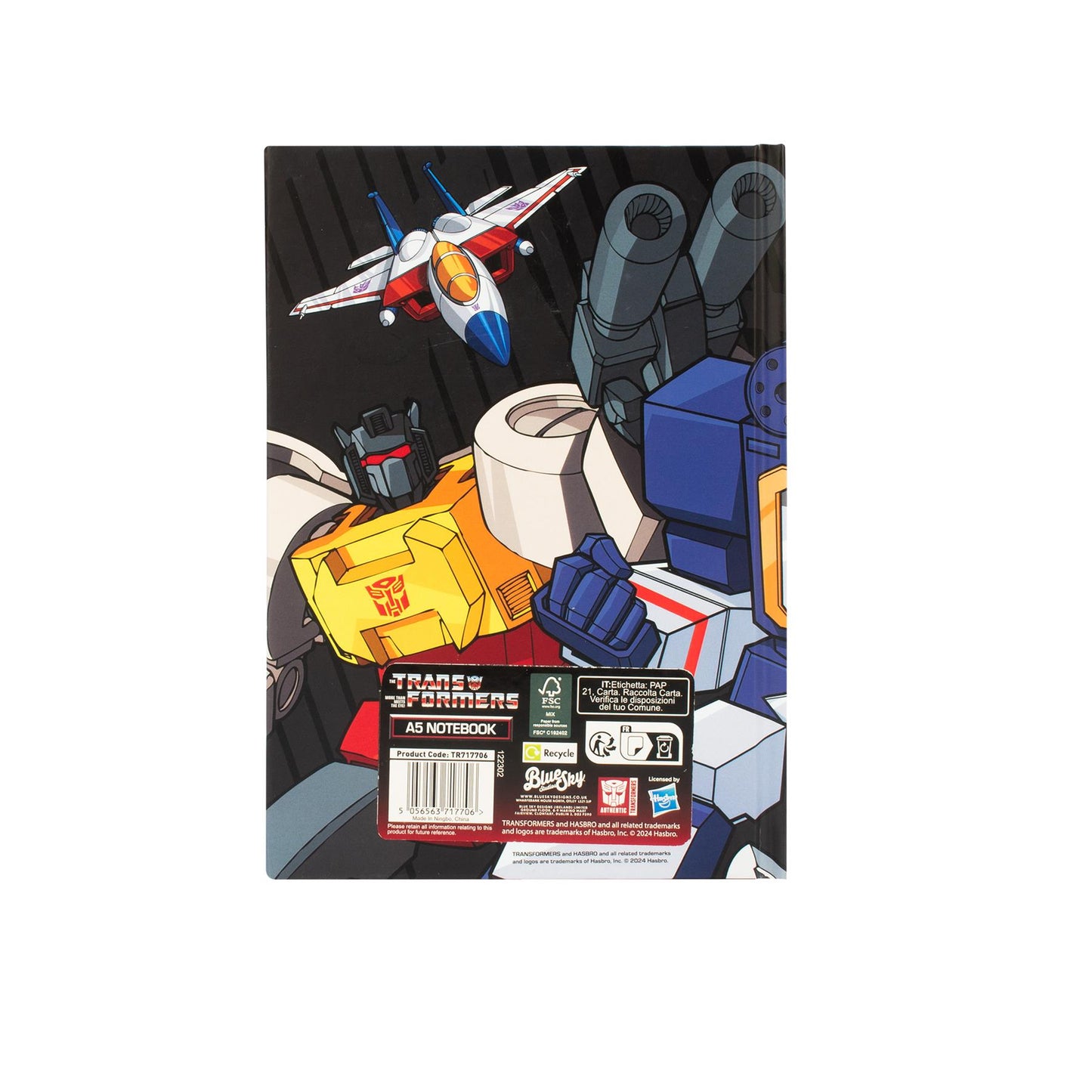 Transformers A5 Premium Notebook 120 Pages