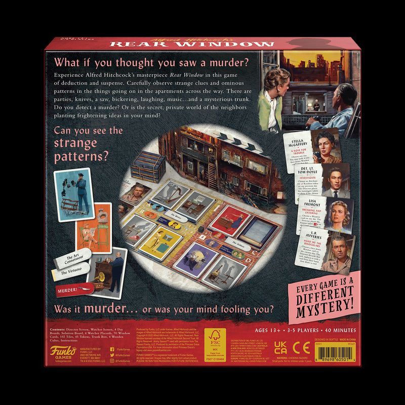 Alfred Hitchcock’s Rear Window Game