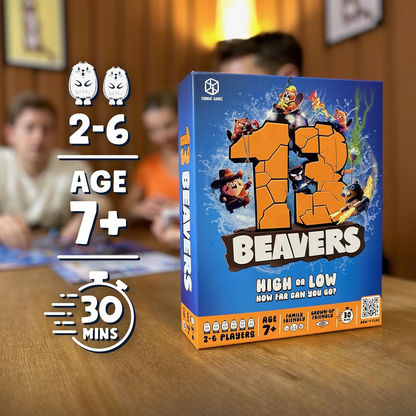 13 Beavers Board Game: Fun Family Board Game for Ages 7+