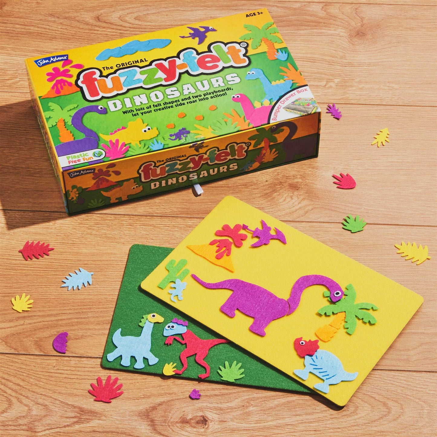 Fuzzy-Felt Dinosaur Set