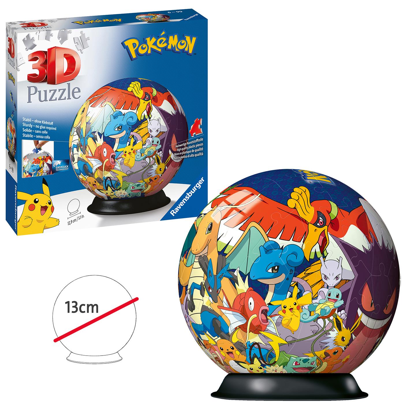 Pokemon 3D Puzzle, 72pc