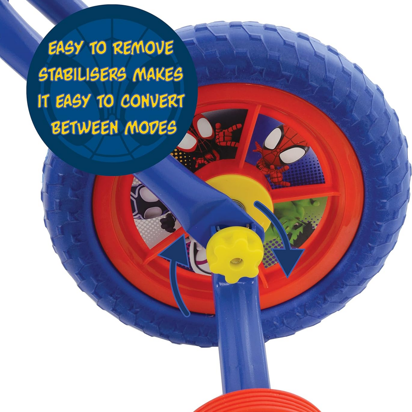 SWITCH IT SPIDEY AND HIS AMAZING FRIENDS 2 IN 1 BALANCE BIKE