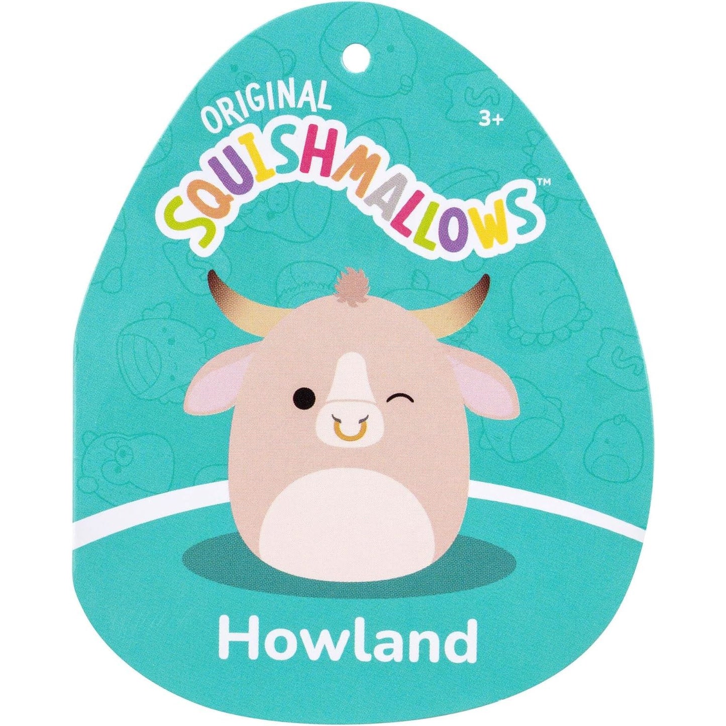 Originals Squishmallows 16" Howland the Peach Brahma Bull